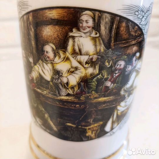 Пивная фарфоровая кружка, Германия