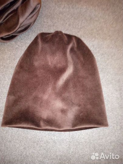 Комплект шапка и шарф новый женский