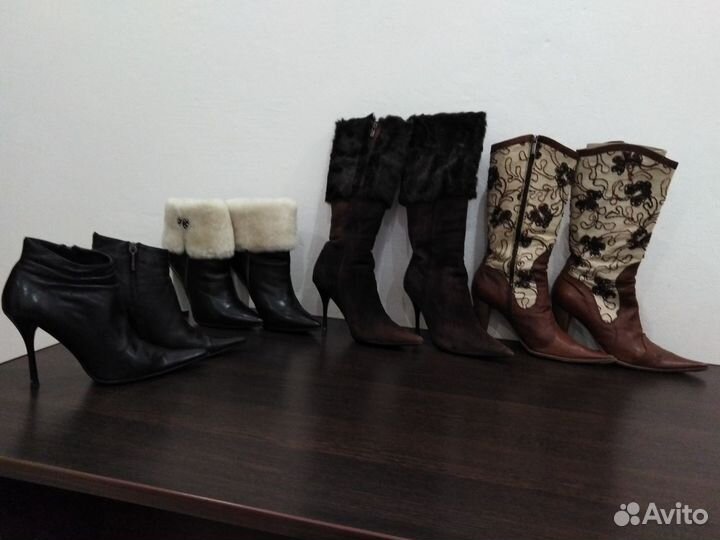 Ботильоны, сапоги