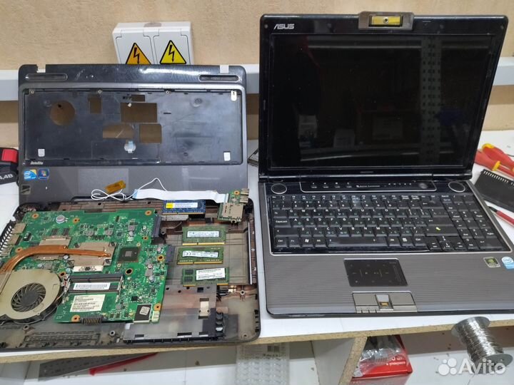 Ноутбук asus и Tohiba