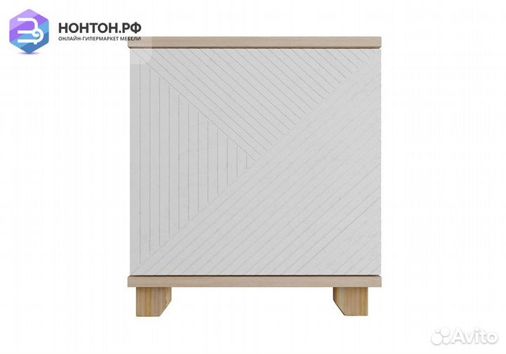 Тумба прикроватная со створкой Копенгаген дуб соно