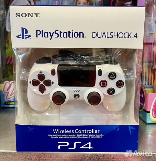 Геймпад для пс4 / ps4 - красный, белый, черный