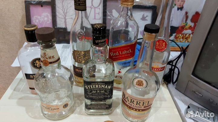 Бутылка стеклянная