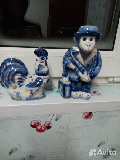 Фарфоровые статуэтки Гжель
