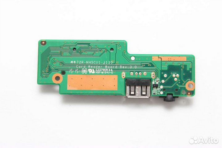 USB плата (USB + Audio Jack 3.5 + Card Reader) 72R