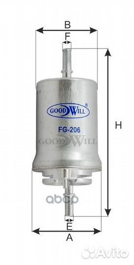 Фильтр топливный VAG polo/golf/caddy/fabia/A2/A