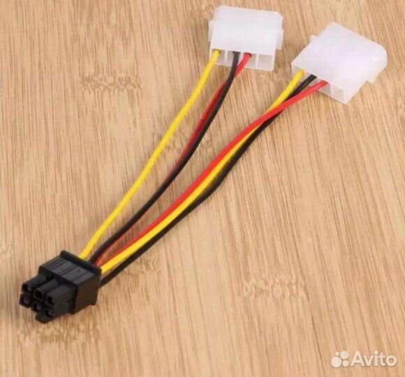 Переходник для видеокарт Molex - 6pin