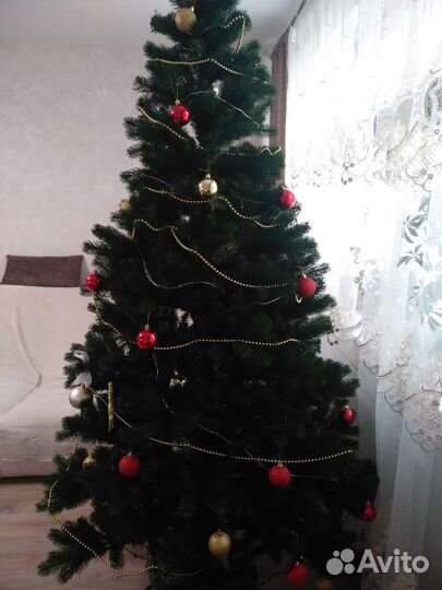 Елка искусственная литая 210 бу