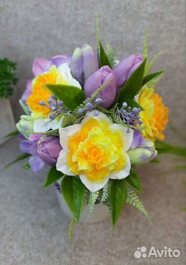 Мыльные букеты