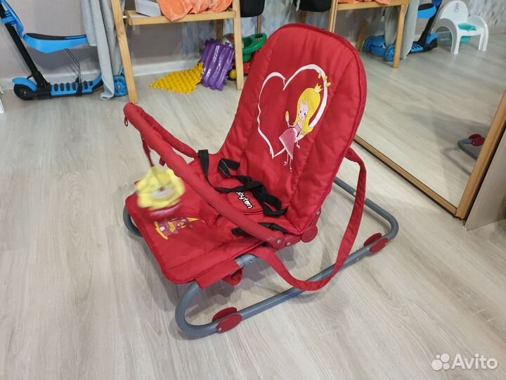 Детские качели шезлонг