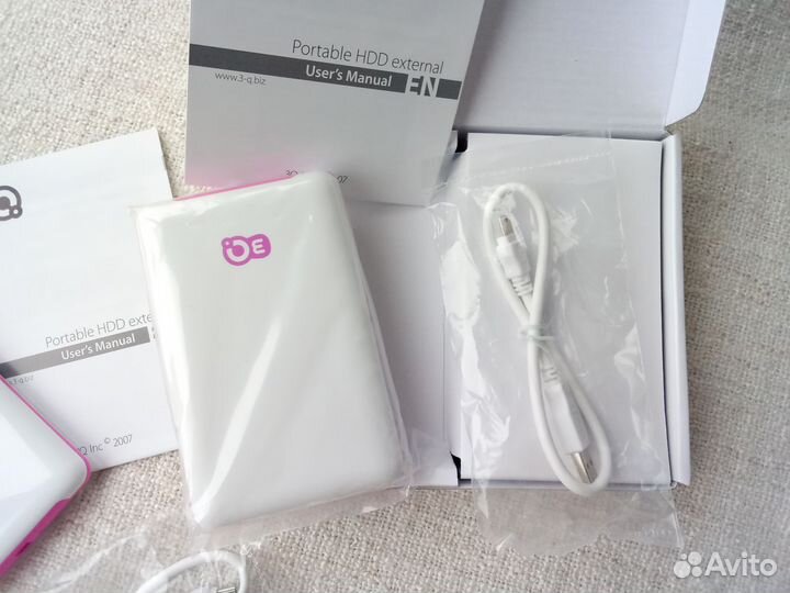 Переносной жёсткий диск HDD 750 Gb