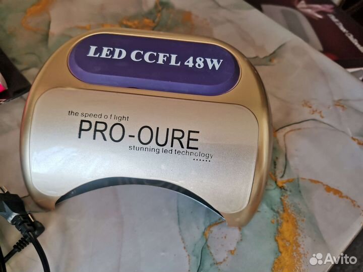 Лампа и пылесос для гель лака