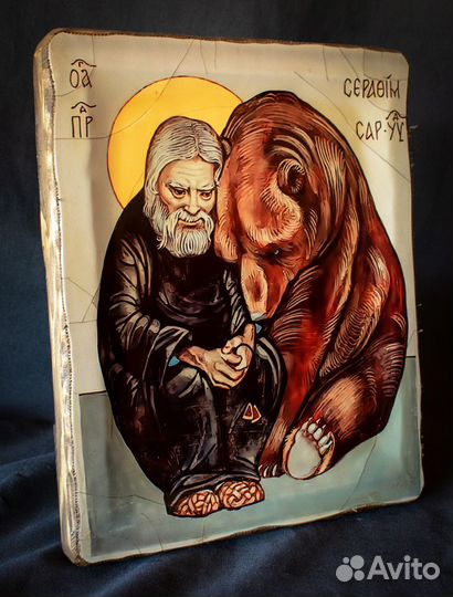 Икона деревянная 