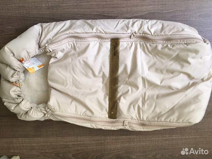 Теплый конверт в коляску/санки (шерсть/синтепон)