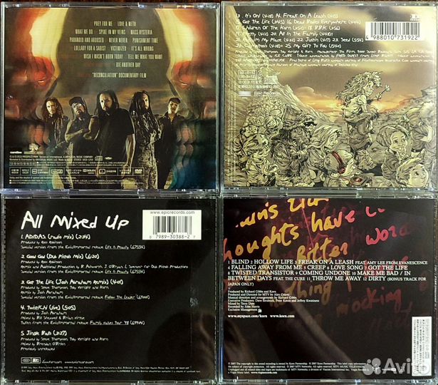 CD диски Korn, Dark Moor, Children of Bodom