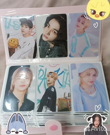 Биндер вместе с к поп ломо картами