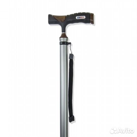 Трость опорная металическая с устройством против с