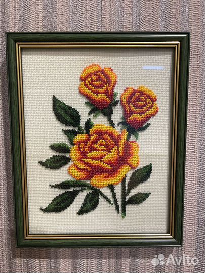 Картины вышитые бисером