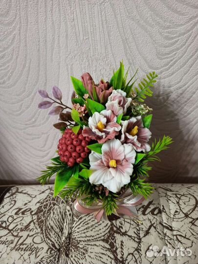 Букет из мыла ручной работы