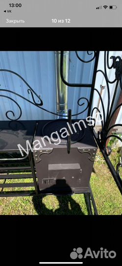 Кованные мангалы с крышей