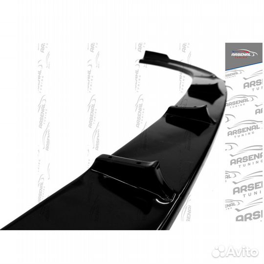 Сплиттер переднего бампера для KIA RIO 3 рест