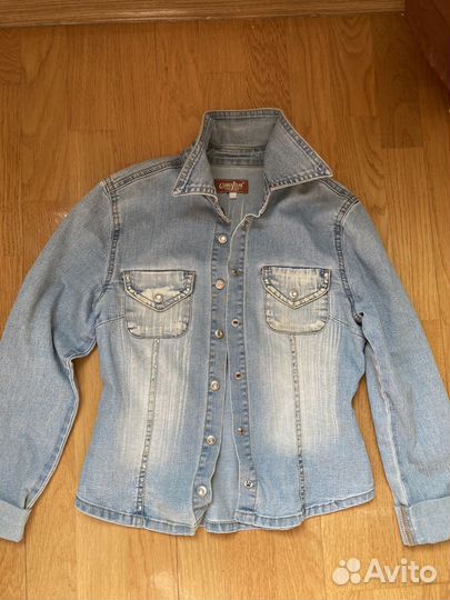 Джинсовая рубашка gloria jeans