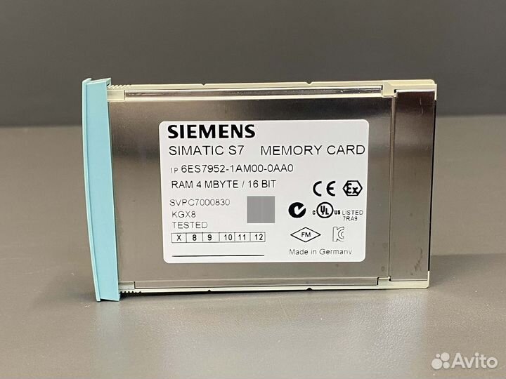 Siemens 6ES7 952-1AM00-0AA0 Память, новая, 19 шт