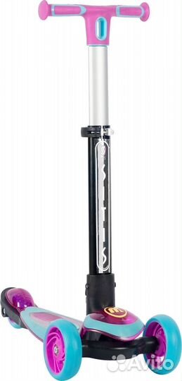 Самокат трехколесный sitis Micmax розово-голубой A