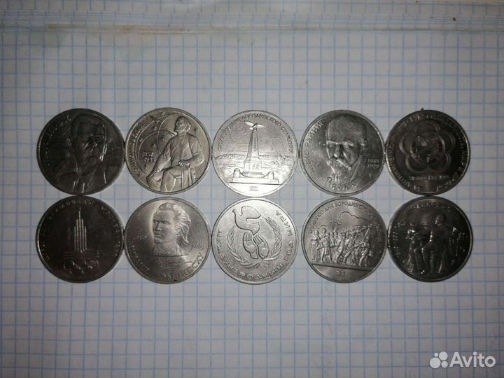 Юбилейные монеты СССР