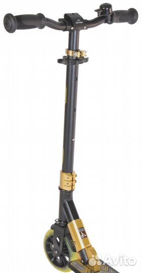 Самокат TechTeam Comfort 145 Lux чёрно-жёлтый 2022