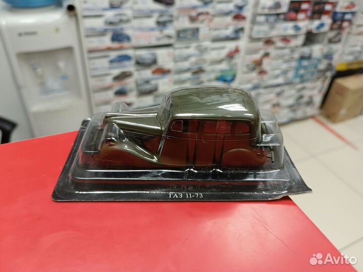 Автолегенды СССР №19 газ-11-73 1:43 Deagostini