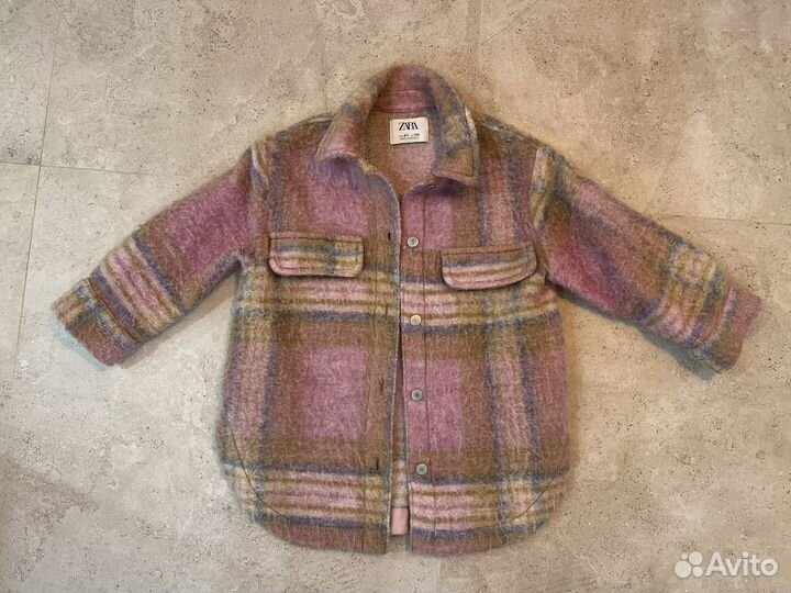 Рубашка теплая zara 120