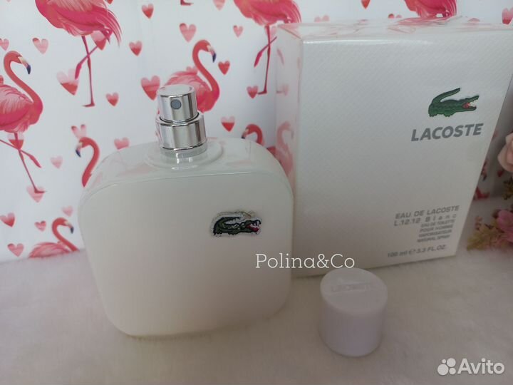 Lacoste L1212 Blanc 100ml Лакост Эмираты духи