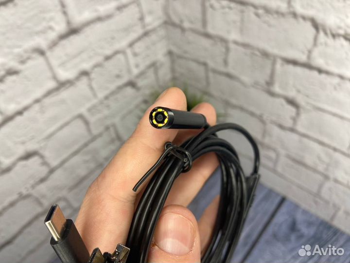 Эндоскоп для смартфона Micro+Type-c Новый