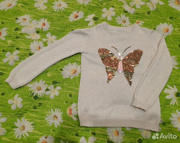 Кофта 122 см перевертыш