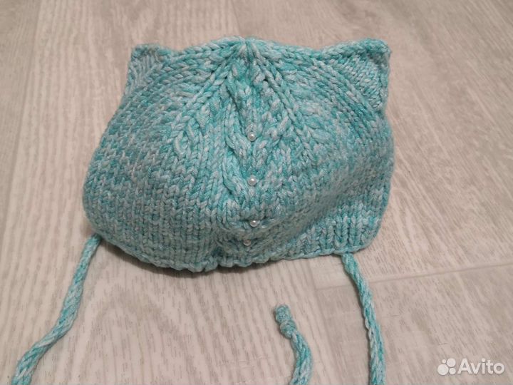 Комплект шапка и шарф для девочки