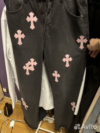 Chrome hearts джинсы