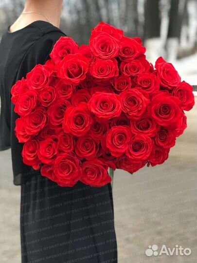 Розы букет 15, 21, 51, 101 роза с доставкой