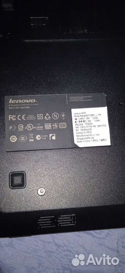 Ноутбук lenovo G570 рабочий