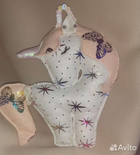 Единорог из фетра