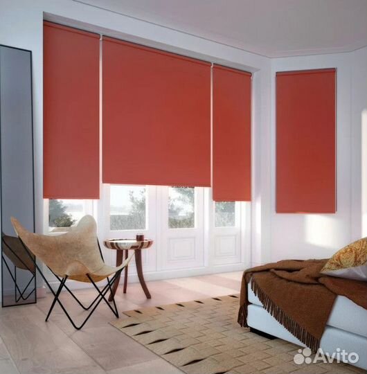 Рулонные шторы день ночь