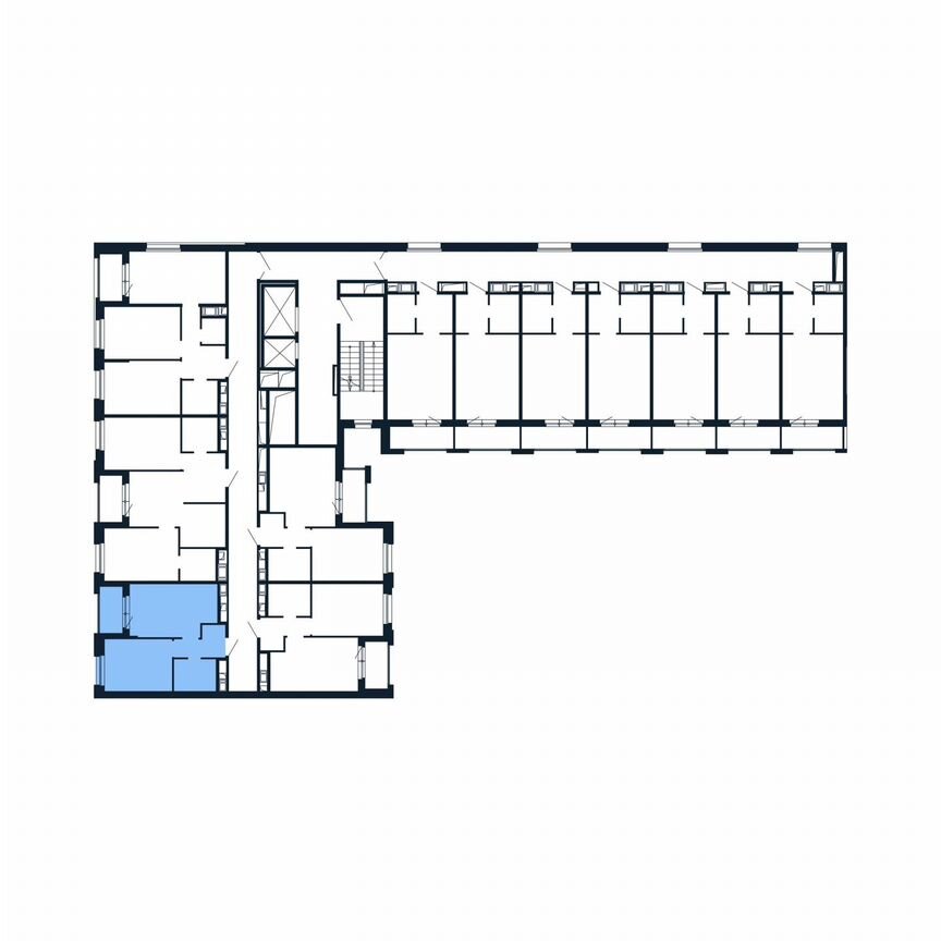 1-к. квартира, 34,5 м², 2/12 эт.