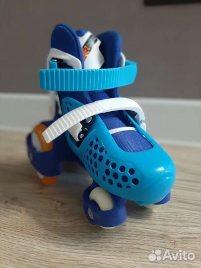 Роликовые коньки детские раздвижные с защитой