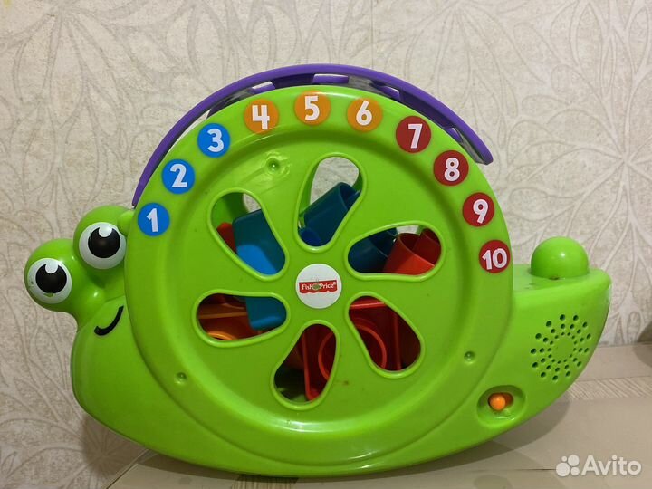 Развивающие игрушки улитка