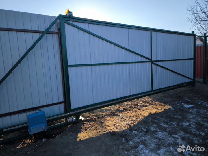 Ворота откатные автоматические