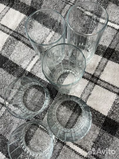 Набор 3 рокса и 3 стакана