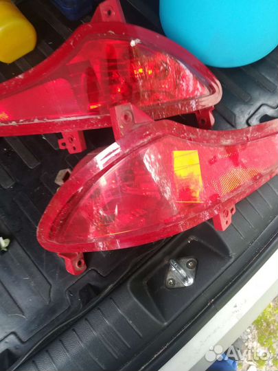 Задний противотуманный фонарь хундай Солярис 2016