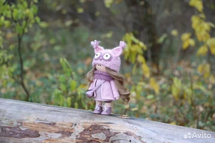 Интерьерная текстильная кукла