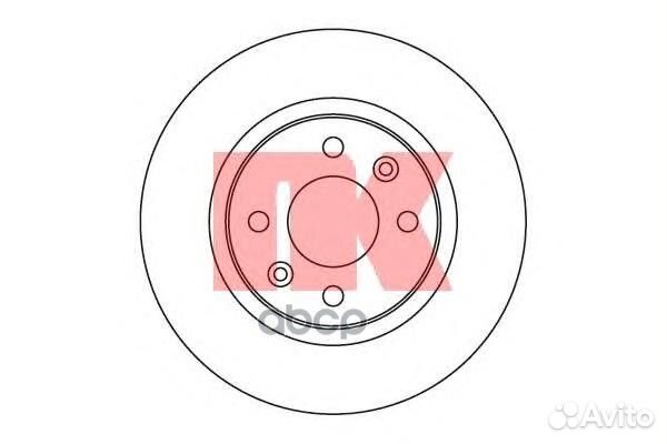 Тормозной диск 203939 Nk