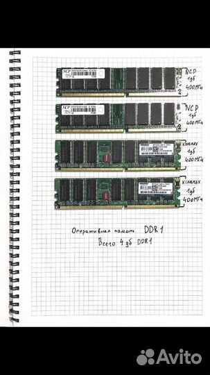 Оперативная память ddr 1